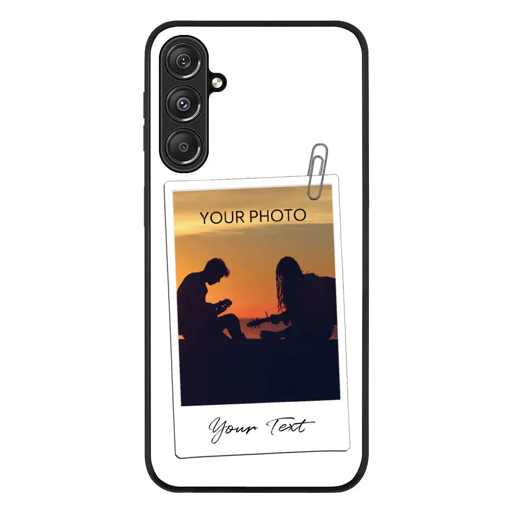 Samsung Galaxy M34 5G / Rugged Black Phone Case Polaroid Photo Phone Case - Samsung M Series - Stylizedd