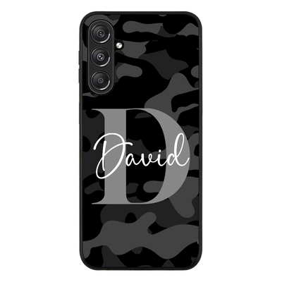Personalized Name Camouflage Military Camo Phone Case - Samsung M Series - Galaxy M34 5G / Rugged