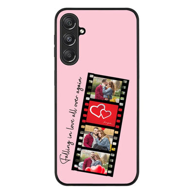 Samsung Galaxy M34 5G / Rugged Black Phone Case Custom Valentine Photo Film Strips, Phone Case - Samsung M Series - Stylizedd