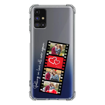 Samsung Galaxy M51 / Clear Classic Phone Case Custom Valentine Photo Film Strips, Phone Case - Samsung M Series - Stylizedd