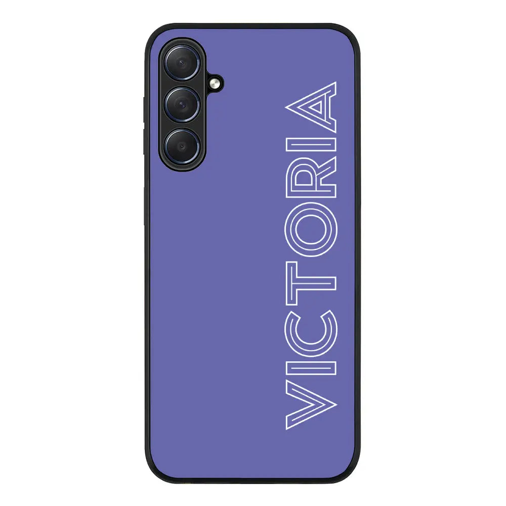 Personalized Name Custom Phone Case - Samsung M Series - Galaxy M54 5G / Rugged Black - Stylizedd