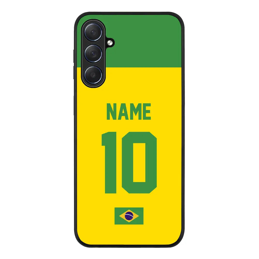 Personalized Football Jersey Phone Case Custom Name & Number - Samsung M Series - Galaxy M54 5G /