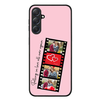 Samsung Galaxy M54 5G / Rugged Black Phone Case Custom Valentine Photo Film Strips, Phone Case - Samsung M Series - Stylizedd