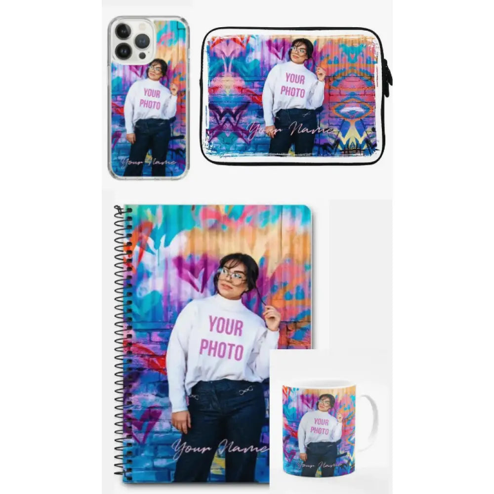 Phone Case + Laptop Slives + Note Book + Mug Combo Gift Offer