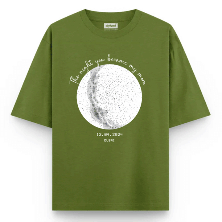 Custom The Night We Met T-shirt - Oversize - Military Green / XS - T-Shirt