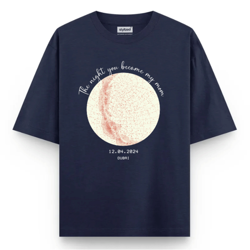 Custom The Night We Met T-shirt - Oversize - Navy Blue / XS - T-Shirt