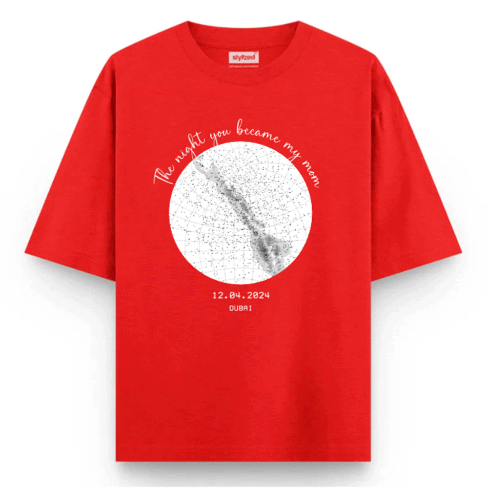 Custom The Night We Met T-shirt - Oversize - Red / XS - T-Shirt