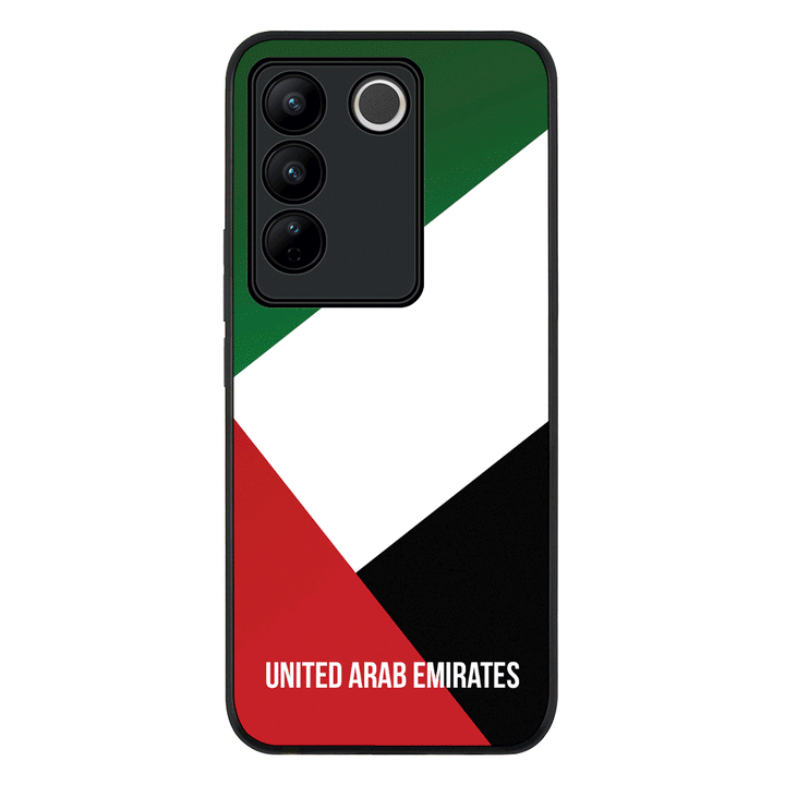 Vivo V27 / Vivo V27 Pro / Vivo S16 / Rugged Black Personalized UAE United Arab Emirates, Phone Case - Vivo - Stylizedd.com