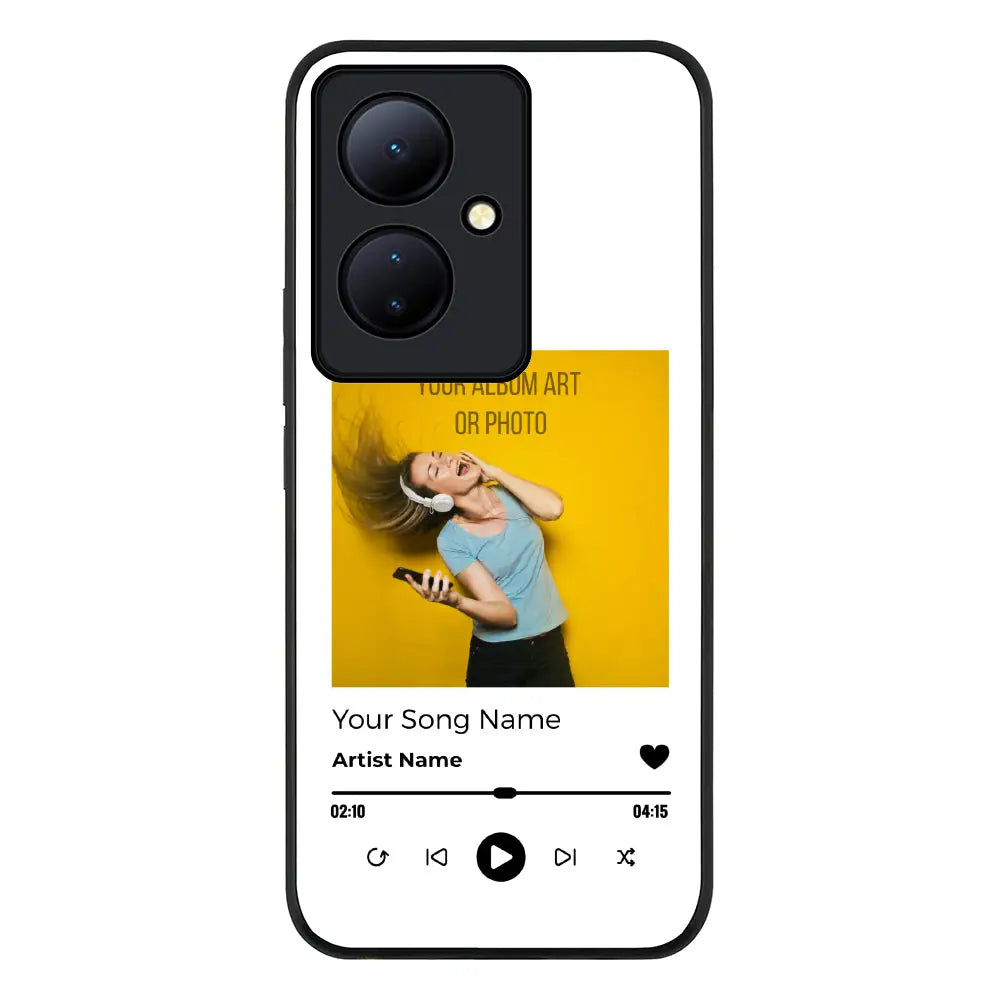 Custom Album Art Phone Case - Vivo - V29 Lite / Rugged Black - Stylizedd