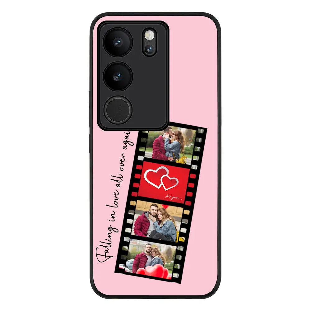 Vivo V29 / Vivo V29 Pro / Vivo S17 / Rugged Black Custom Valentine Photo Film Strips, Phone Case - Vivo - Stylizedd.com