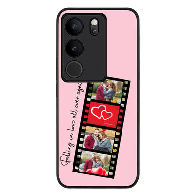 Vivo V29 / Vivo V29 Pro / Vivo S17 / Rugged Black Phone Case Custom Valentine Photo Film Strips, Phone Case - Vivo - Stylizedd