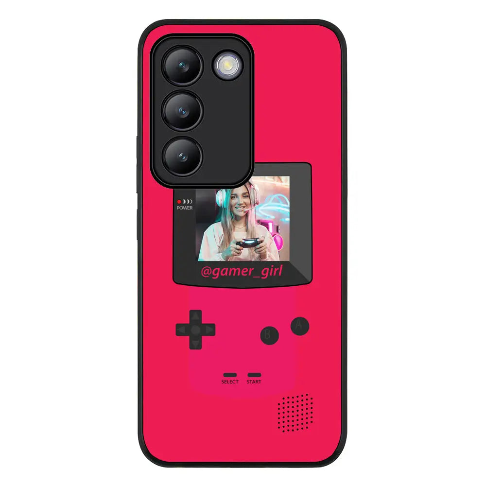 Vivo V30 Lite / Rugged Black Customized Retro Game Console, Phone case - Vivo - Stylizedd.com