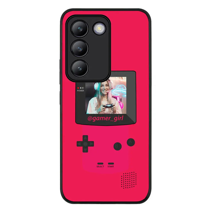 Vivo V30 Lite / Rugged Black Customized Retro Game Console, Phone case - Vivo - Stylizedd.com