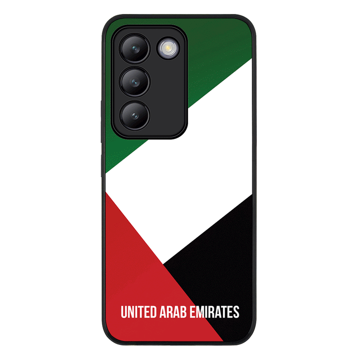 Vivo V30 Lite / Rugged Black Personalized UAE United Arab Emirates, Phone Case - Vivo - Stylizedd.com