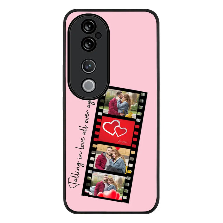 Vivo V40 5G / V40 Pro / Rugged Black Custom Valentine Photo Film Strips, Phone Case - Vivo - Stylizedd.com