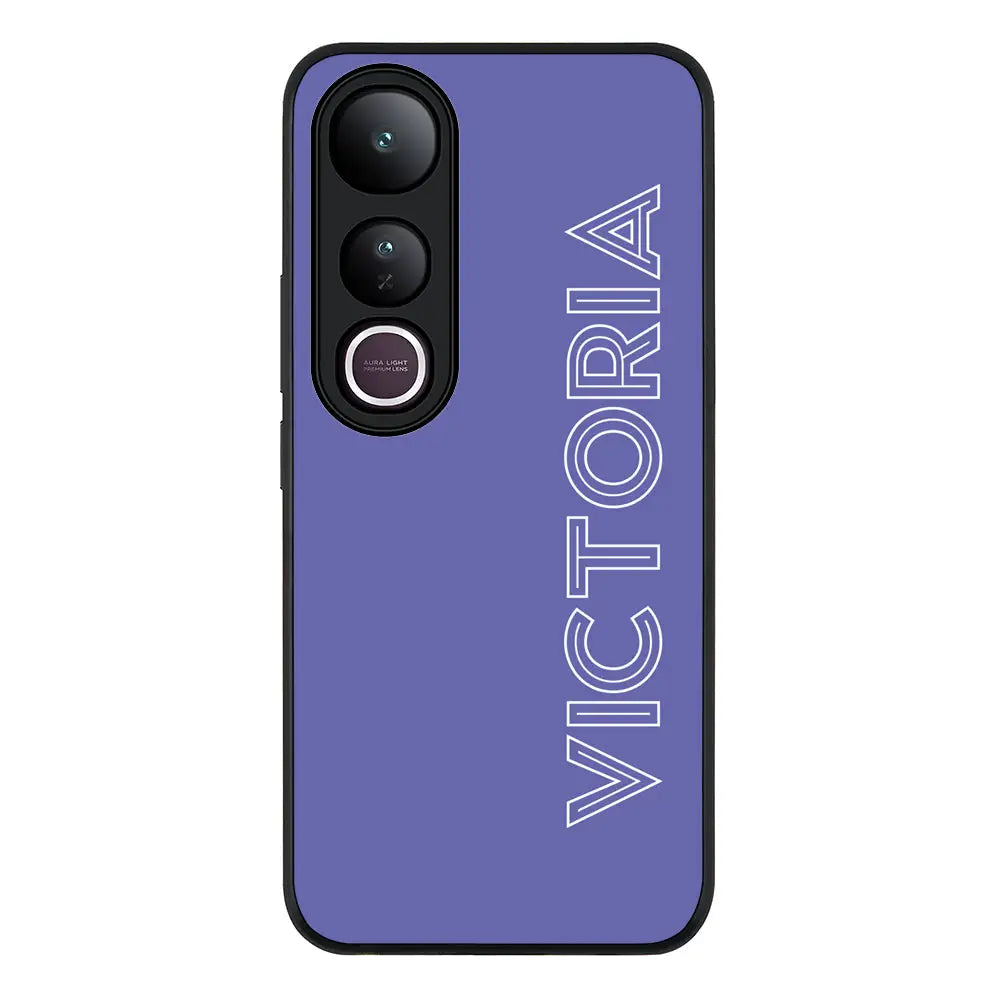 Personalized Name Custom Phone Case - Vivo - V50 Lite / Rugged Black - Stylizedd