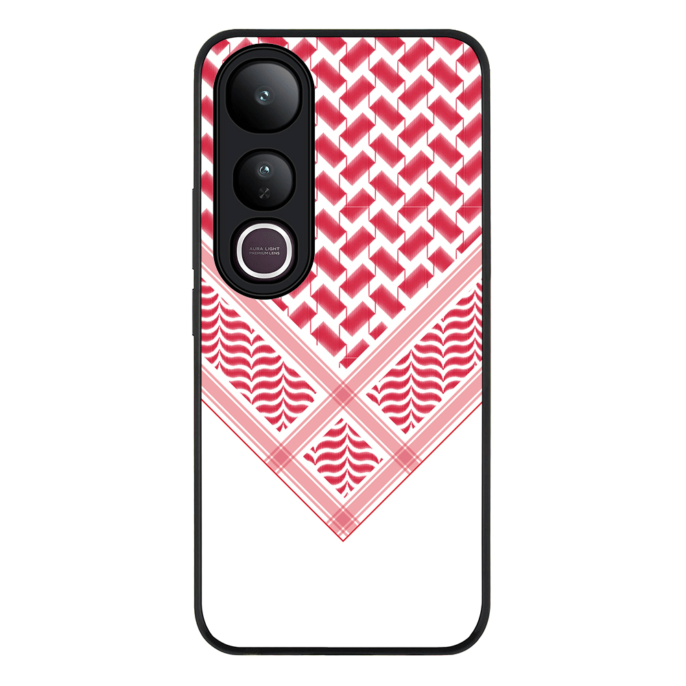 Custom Arab Shemagh Phone Case - Vivo - V50 Lite / Rugged Black - Stylizedd