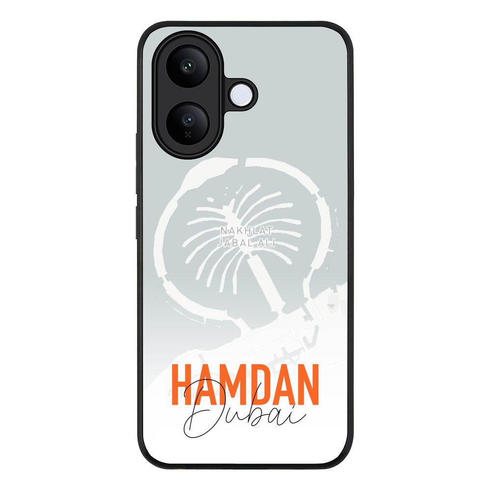 Personalized Location Map & Name, Phone Case - Vivo