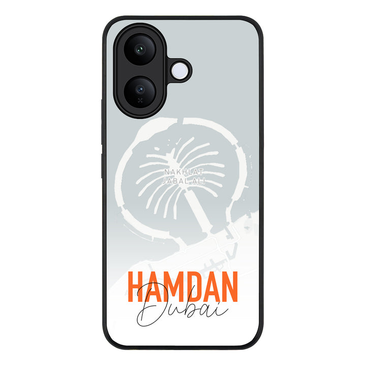 Personalized Location Map & Name, Phone Case - Vivo