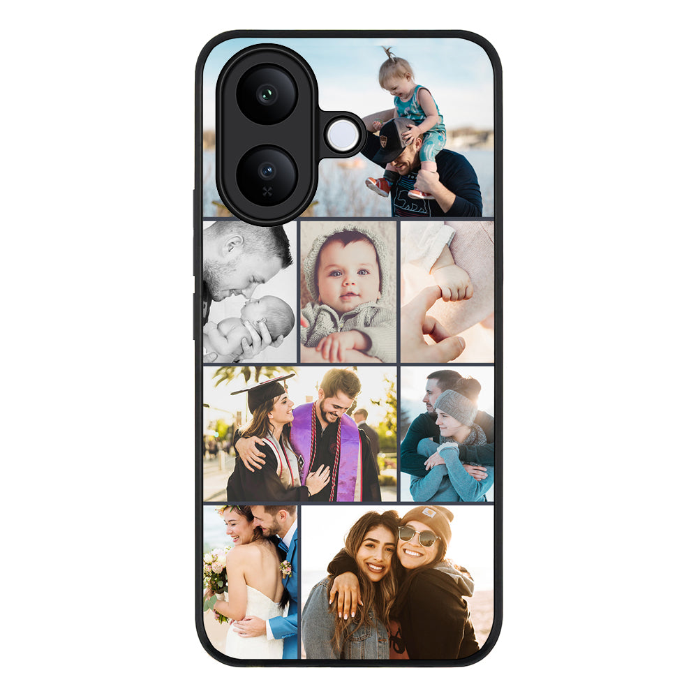 Personalised Photo Collage Grid Phone Case - Vivo