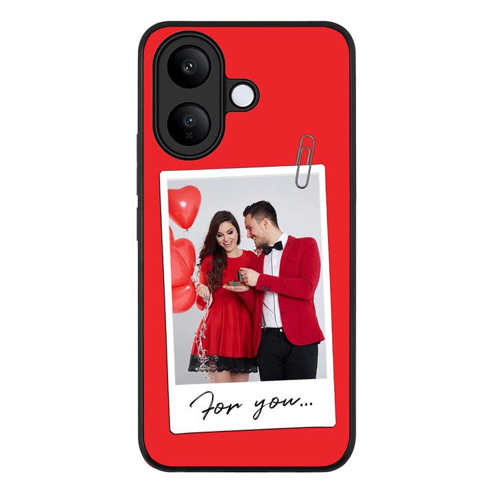 Personalized Polaroid Photo Valentine, Phone Case - Vivo