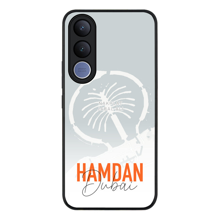 Personalized Location Map & Name, Phone Case - Vivo