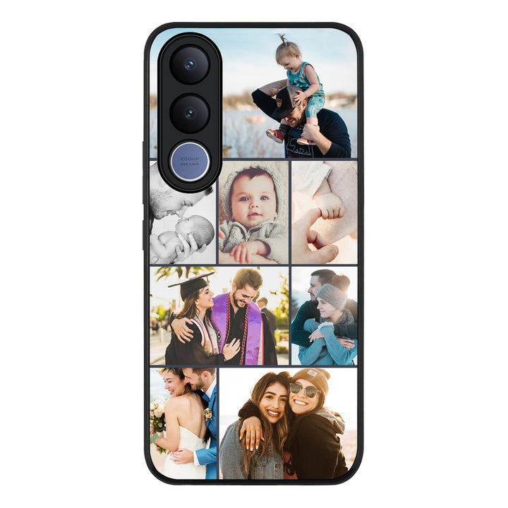 Personalised Photo Collage Grid Phone Case - Vivo