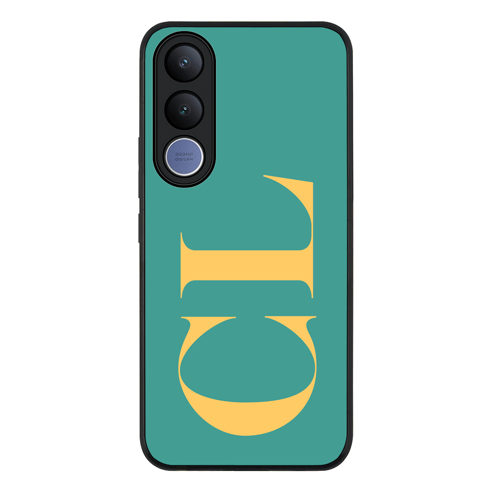 Personalized Monogram Large Initial 3D Shadow Text, Phone Case - Vivo