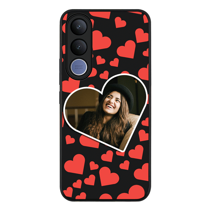 Custom Photo Heart shaped, Phone Case - Vivo