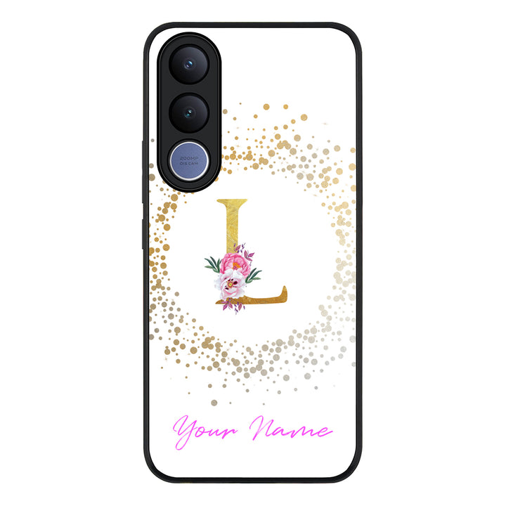 Floral Initial Phone Case - Vivo