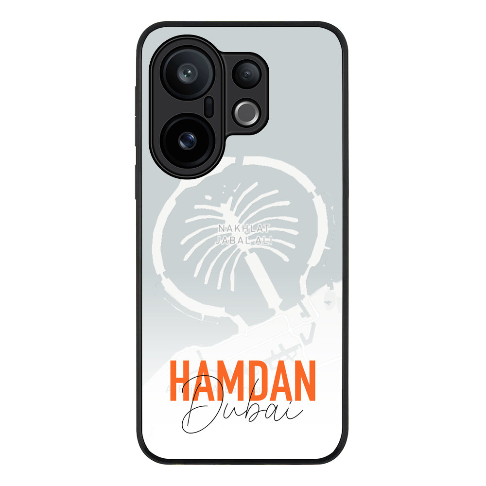 Personalized Location Map & Name, Phone Case - Vivo