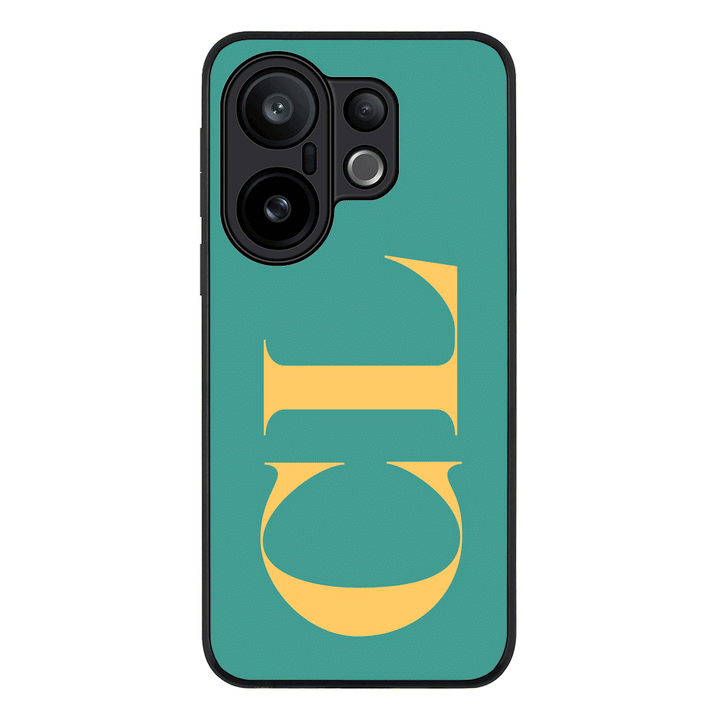 Personalized Monogram Large Initial 3D Shadow Text, Phone Case - Vivo