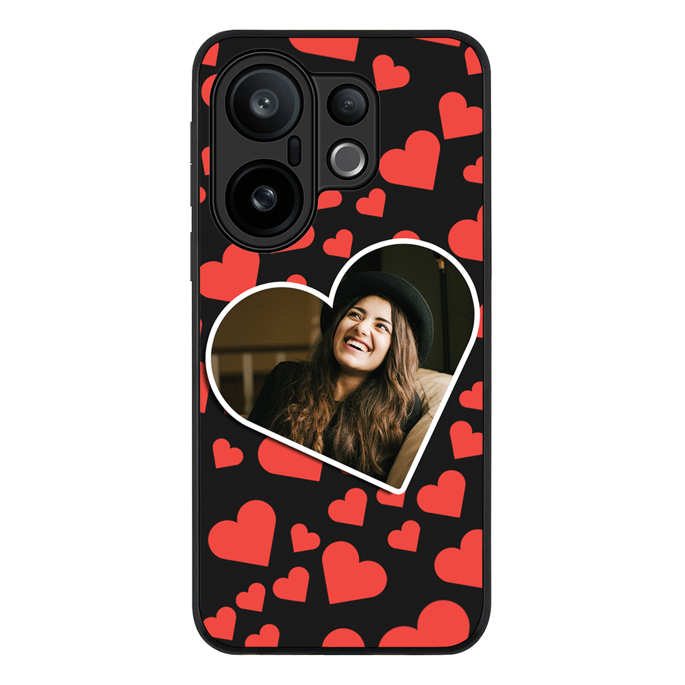 Custom Photo Heart shaped, Phone Case - Vivo