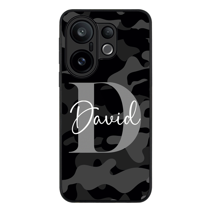 Personalized Name Camouflage Military Camo Phone Case - Vivo
