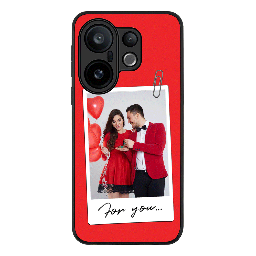 Personalized Polaroid Photo Valentine, Phone Case - Vivo
