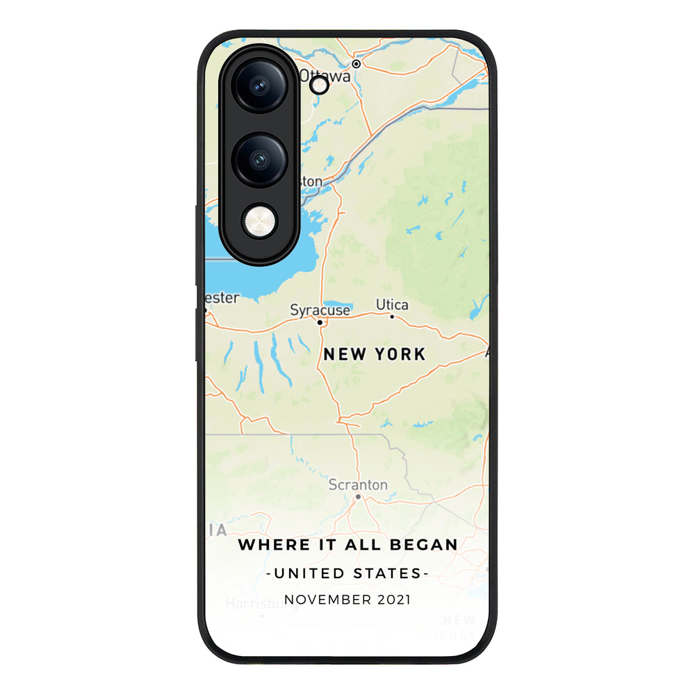Personalized map, Phone Case - Vivo