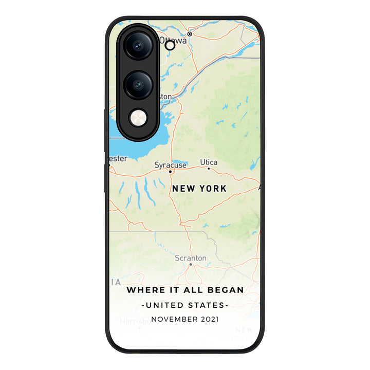 Personalized map, Phone Case - Vivo