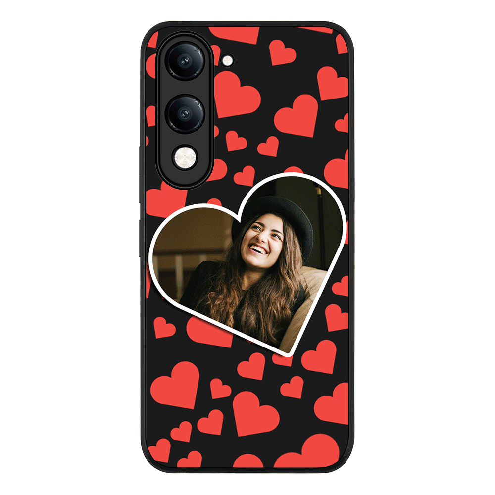 Custom Photo Heart shaped, Phone Case - Vivo