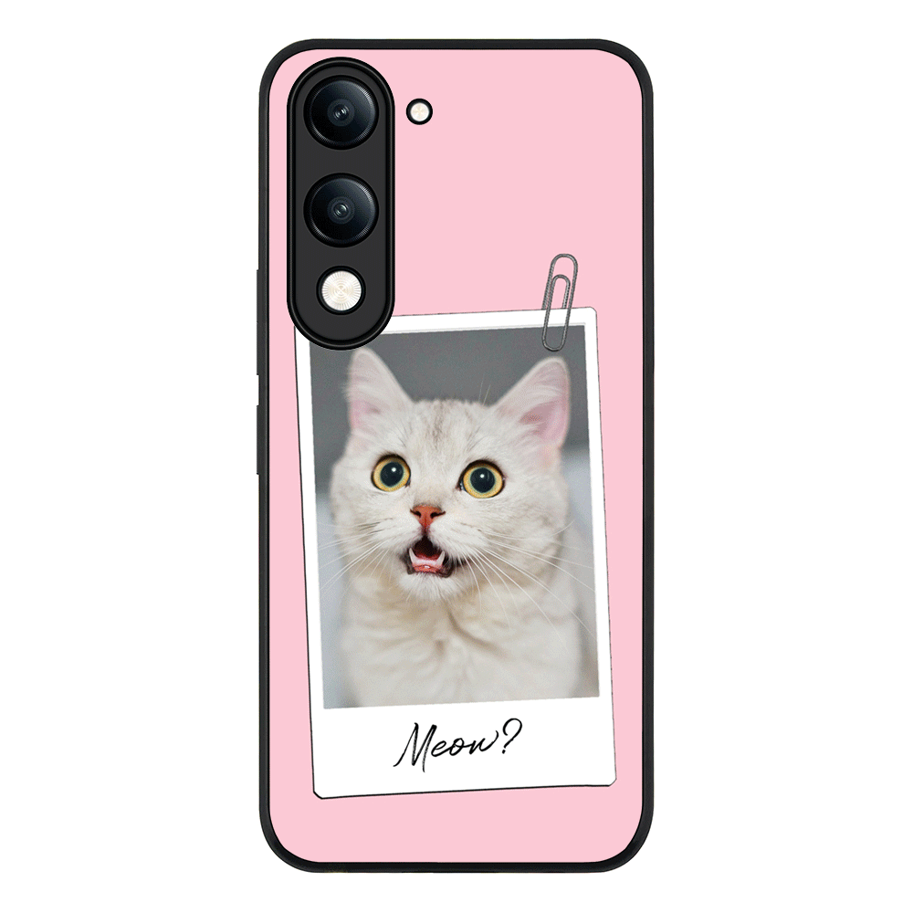 Polaroid Photo Pet Cat, Phone Case - Vivo