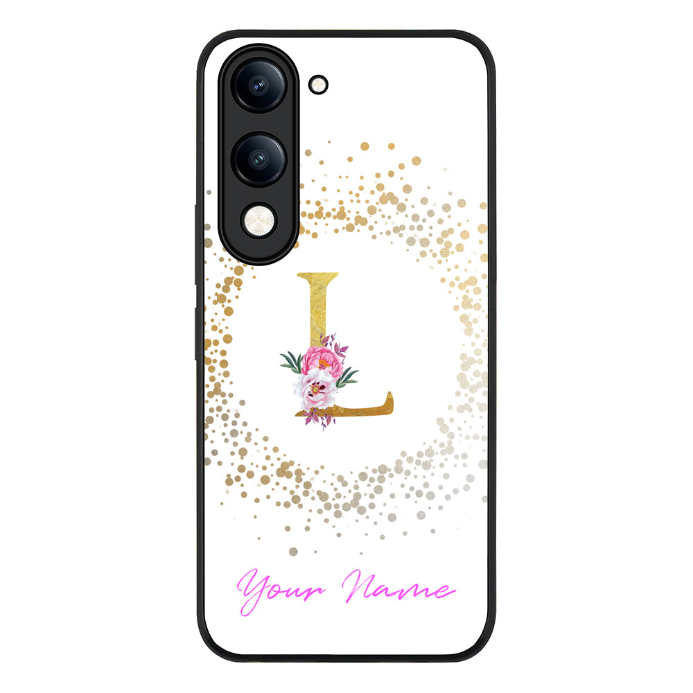 Floral Initial Phone Case - Vivo