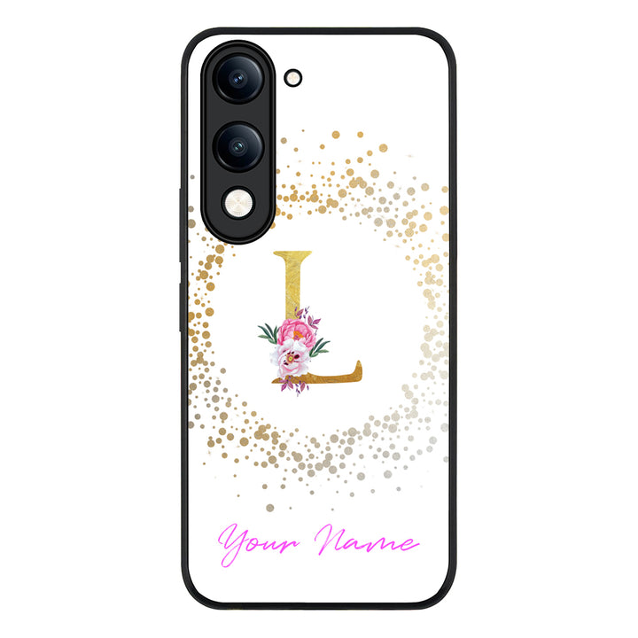 Floral Initial Phone Case - Vivo
