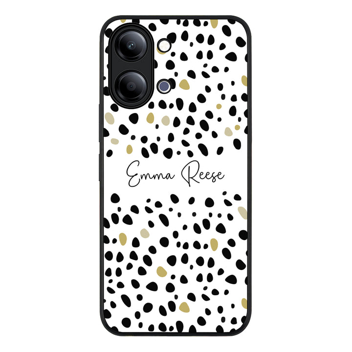 Pebble Multi Color Custom Text, My Name Phone Case - Vivo