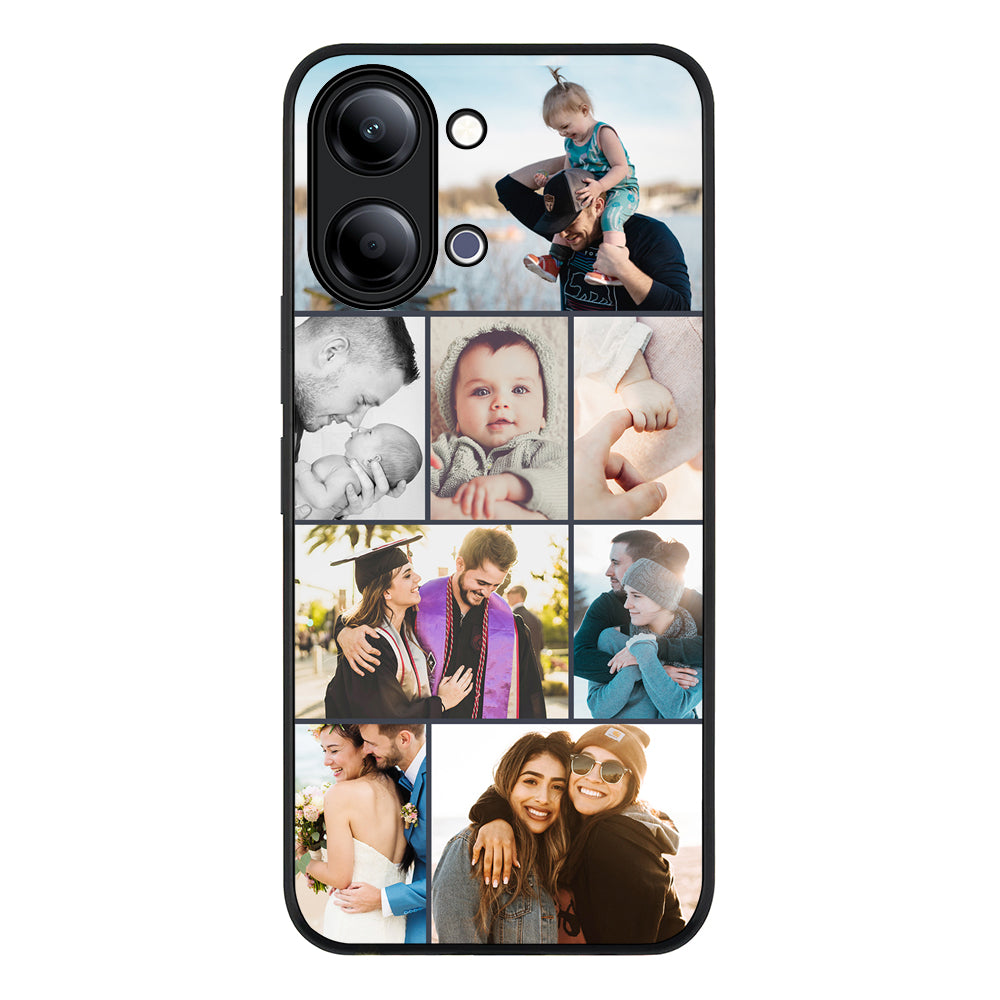 Personalised Photo Collage Grid Phone Case - Vivo