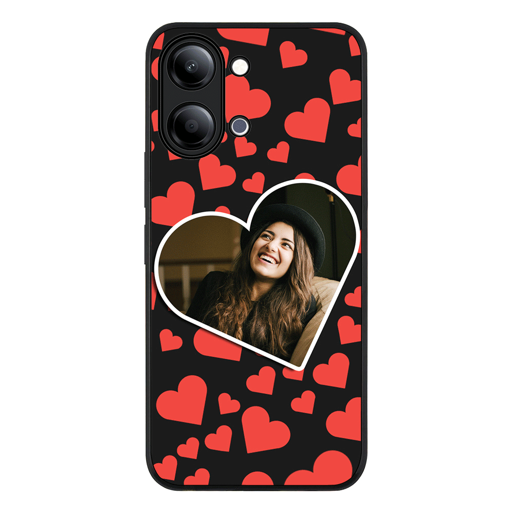 Custom Photo Heart shaped, Phone Case - Vivo