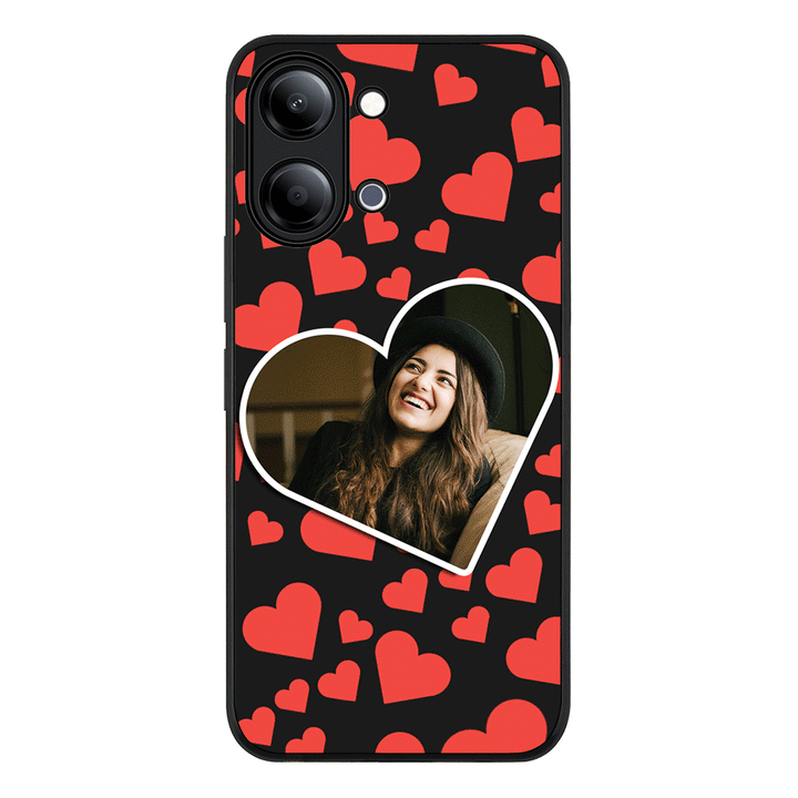 Custom Photo Heart shaped, Phone Case - Vivo