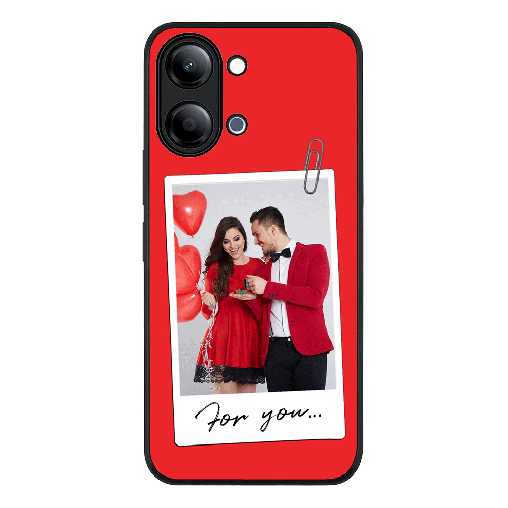 Personalized Polaroid Photo Valentine, Phone Case - Vivo