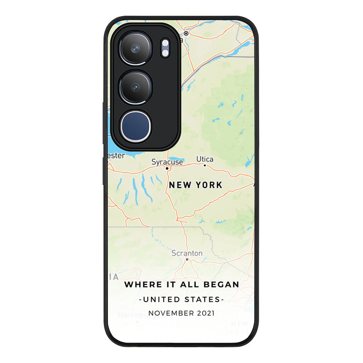Personalized map, Phone Case - Vivo
