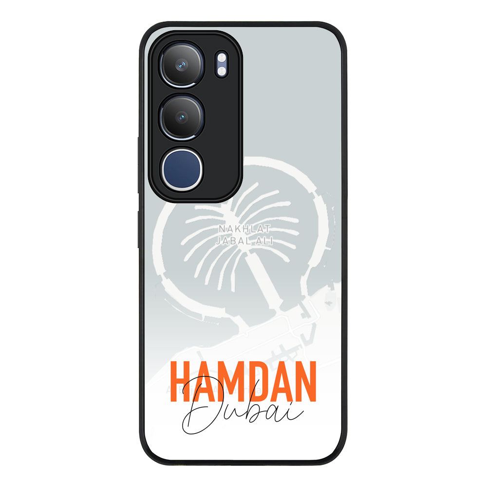 Personalized Location Map & Name, Phone Case - Vivo