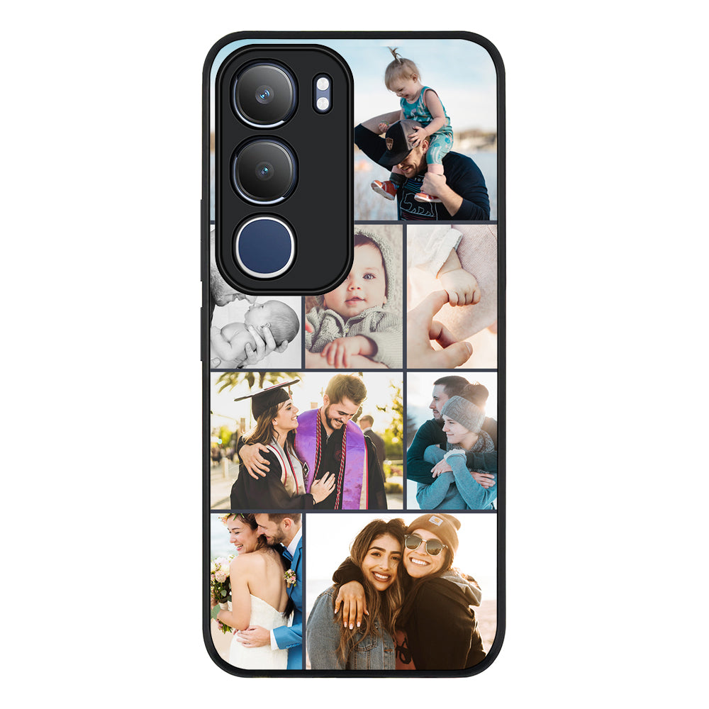 Personalised Photo Collage Grid Phone Case - Vivo