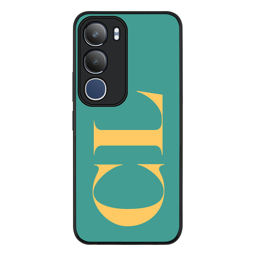 Personalized Monogram Large Initial 3D Shadow Text, Phone Case - Vivo